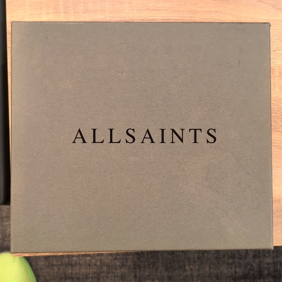 Men's Black All Saints Leven Boots Size 11 - Picture 2 of 6